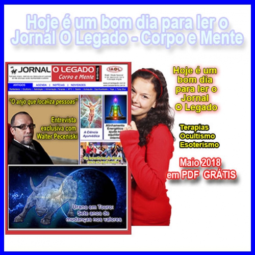 Leia a edição de Maio de 2018 do Jornal O Legado